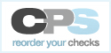 CPS reorder your checks logo